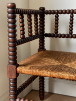 Load image into Gallery viewer, KEPT London Stock Bobbin turned corner chair
