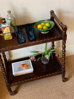 Load image into Gallery viewer, KEPT London Bobbin turned drinks trolley
