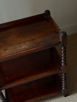 Load image into Gallery viewer, KEPT London Stock Bobbin turned three tier drinks trolley
