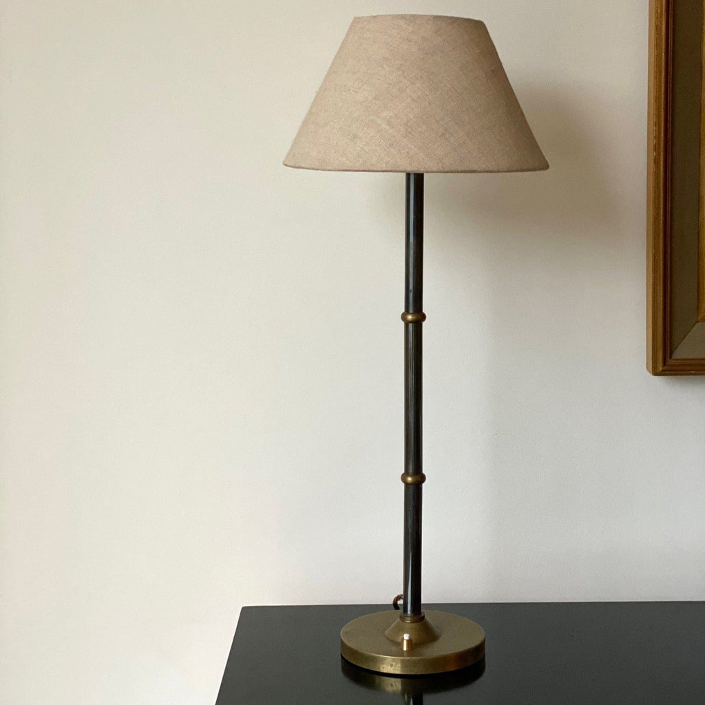 KEPT London Stock Brass and chrome lamp