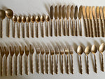 Load image into Gallery viewer, KEPT London Stock Brass bamboo cutlery set
