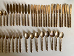 Load image into Gallery viewer, KEPT London Stock Brass bamboo cutlery set
