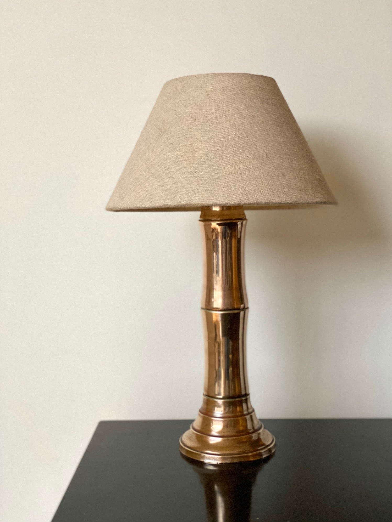 KEPT London Stock Brass bamboo shaped lamp