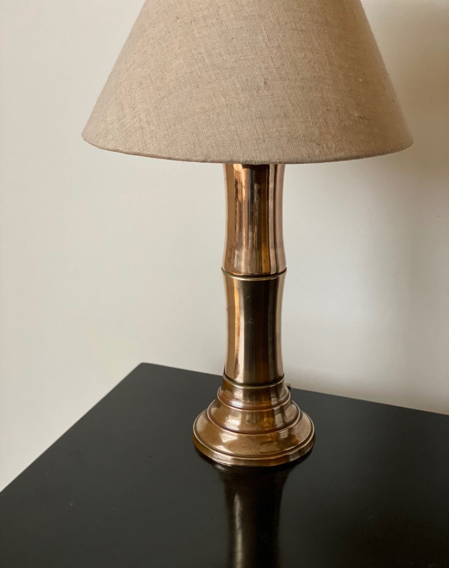 KEPT London Stock Brass bamboo shaped lamp