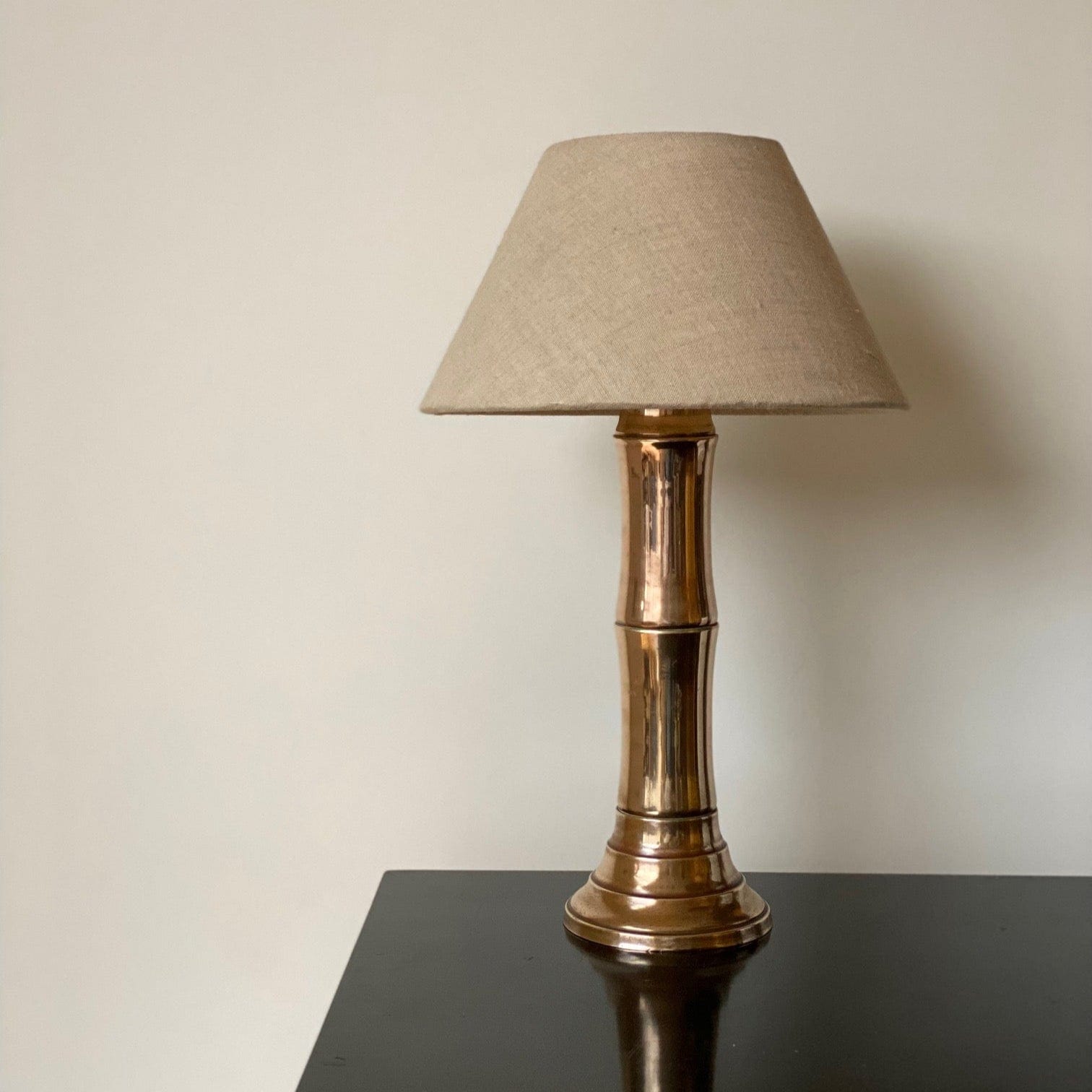 KEPT London Stock Brass bamboo shaped lamp