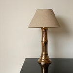 Load image into Gallery viewer, KEPT London Stock Brass bamboo shaped lamp
