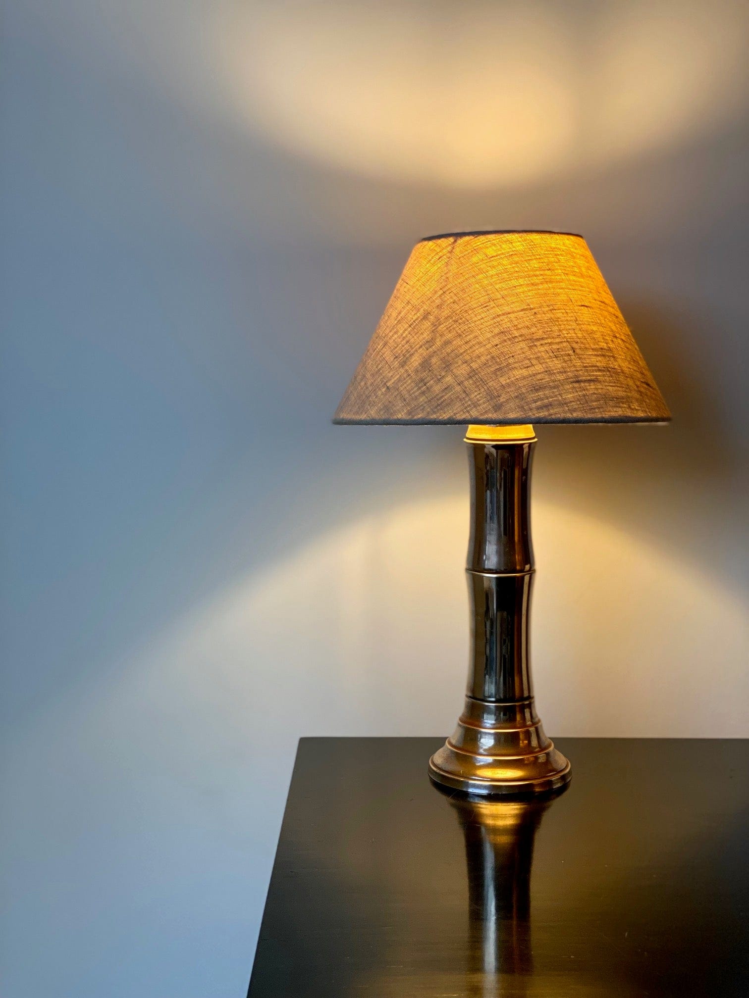 KEPT London Stock Brass bamboo shaped lamp