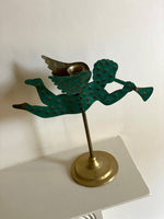 Load image into Gallery viewer, KEPT London Stock Brass cherub candlestick
