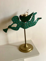 Load image into Gallery viewer, KEPT London Stock Brass cherub candlestick
