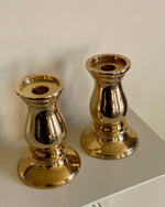 Load image into Gallery viewer, KEPT London Stock Brass curve shaped candlesticks
