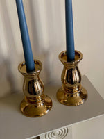 Load image into Gallery viewer, KEPT London Stock Brass curve shaped candlesticks

