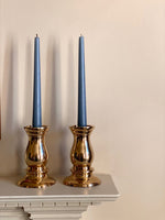 Load image into Gallery viewer, KEPT London Stock Brass curve shaped candlesticks
