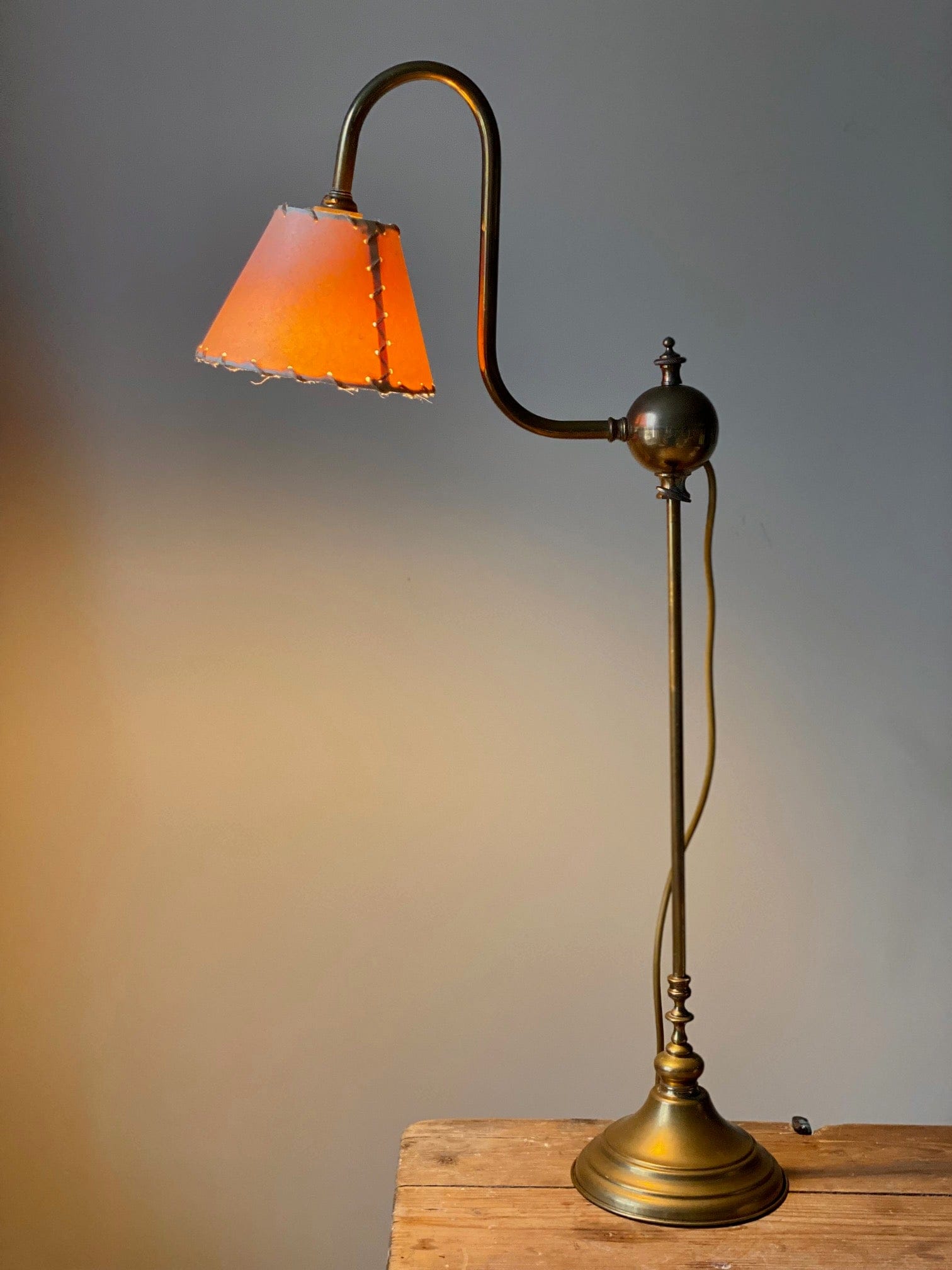 KEPT London Stock Brass height adjustable light