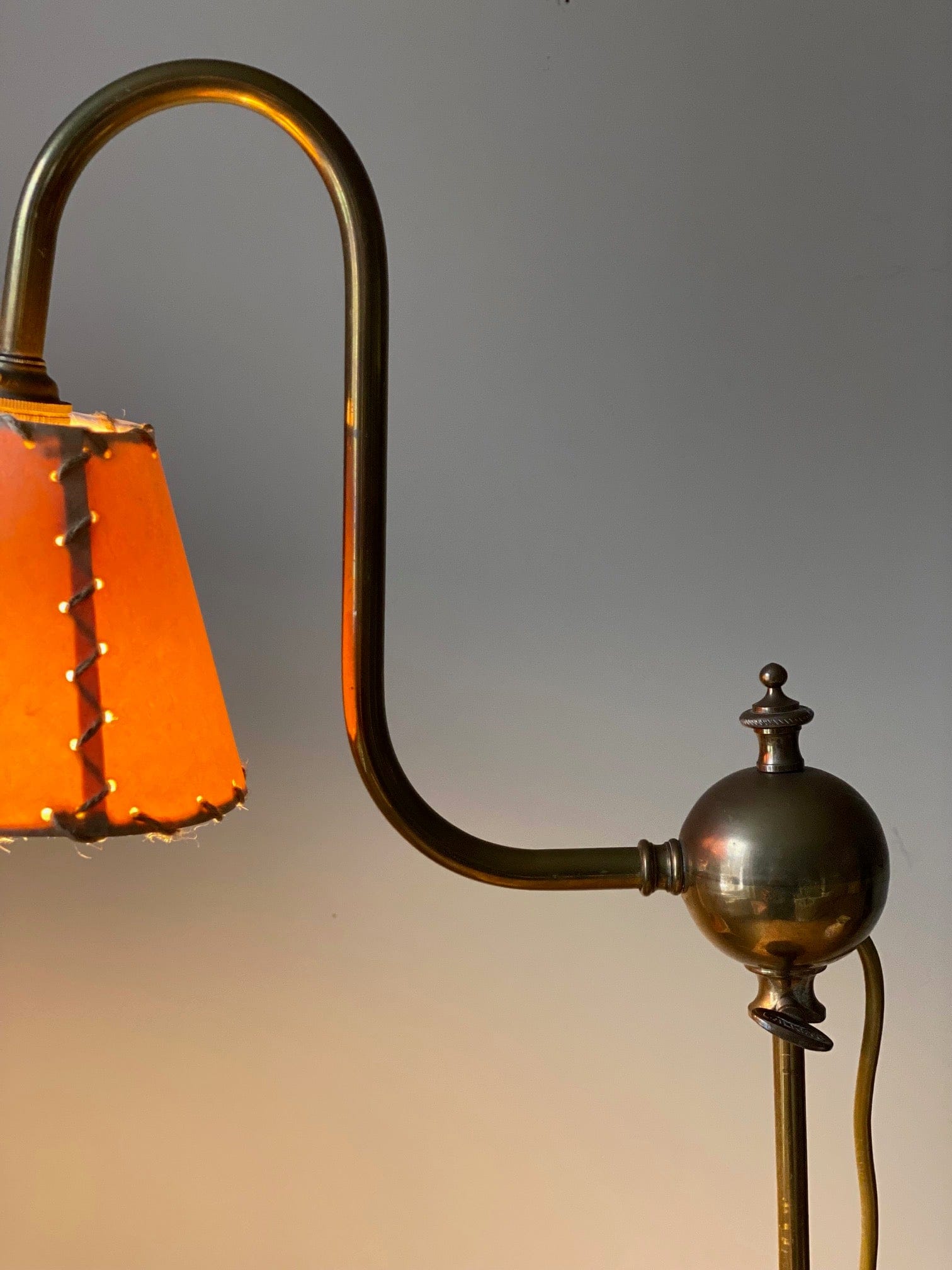 KEPT London Stock Brass height adjustable light