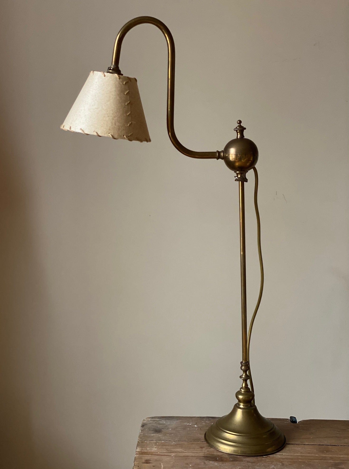 KEPT London Stock Brass height adjustable light