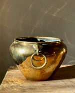 Load image into Gallery viewer, KEPT London Stock Brass planter with elephant handles
