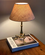 Load image into Gallery viewer, KEPT London Brass Pullman tripod lamp
