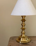 Load image into Gallery viewer, KEPT London Stock Brass shaped table lamp
