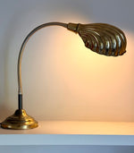 Load image into Gallery viewer, KEPT London Brass shell lamp with swan neck
