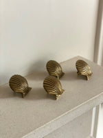 Load image into Gallery viewer, KEPT London Brass shell napkin rings
