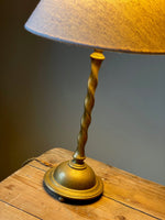 Load image into Gallery viewer, KEPT London Stock Brass twist lamp
