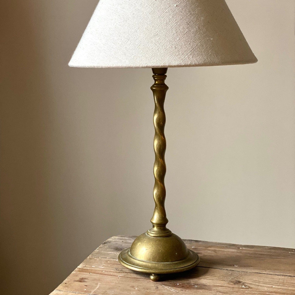 KEPT London Stock Brass twist lamp