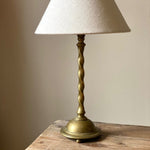 Load image into Gallery viewer, KEPT London Stock Brass twist lamp
