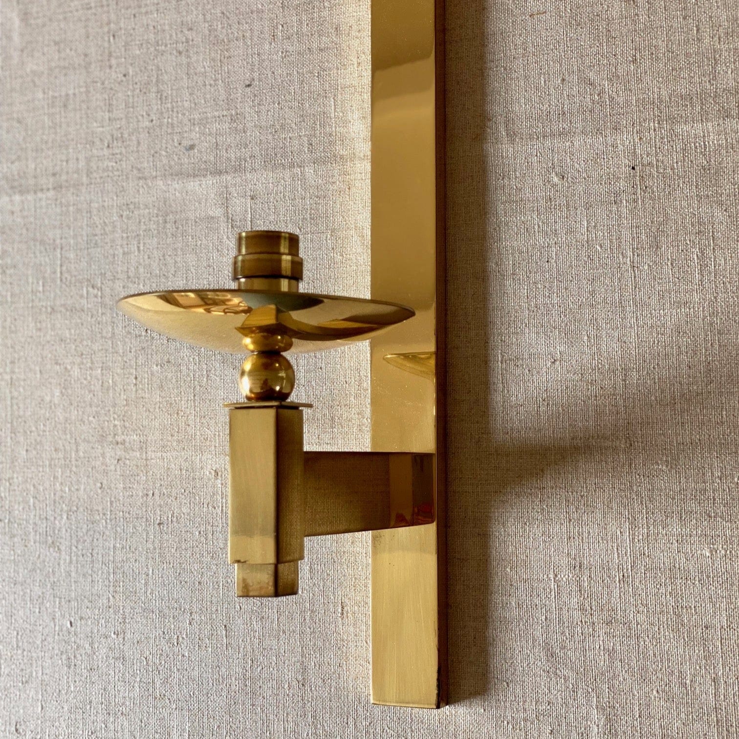 KEPT London Stock Brass wall sconce, Sölve Carlsson