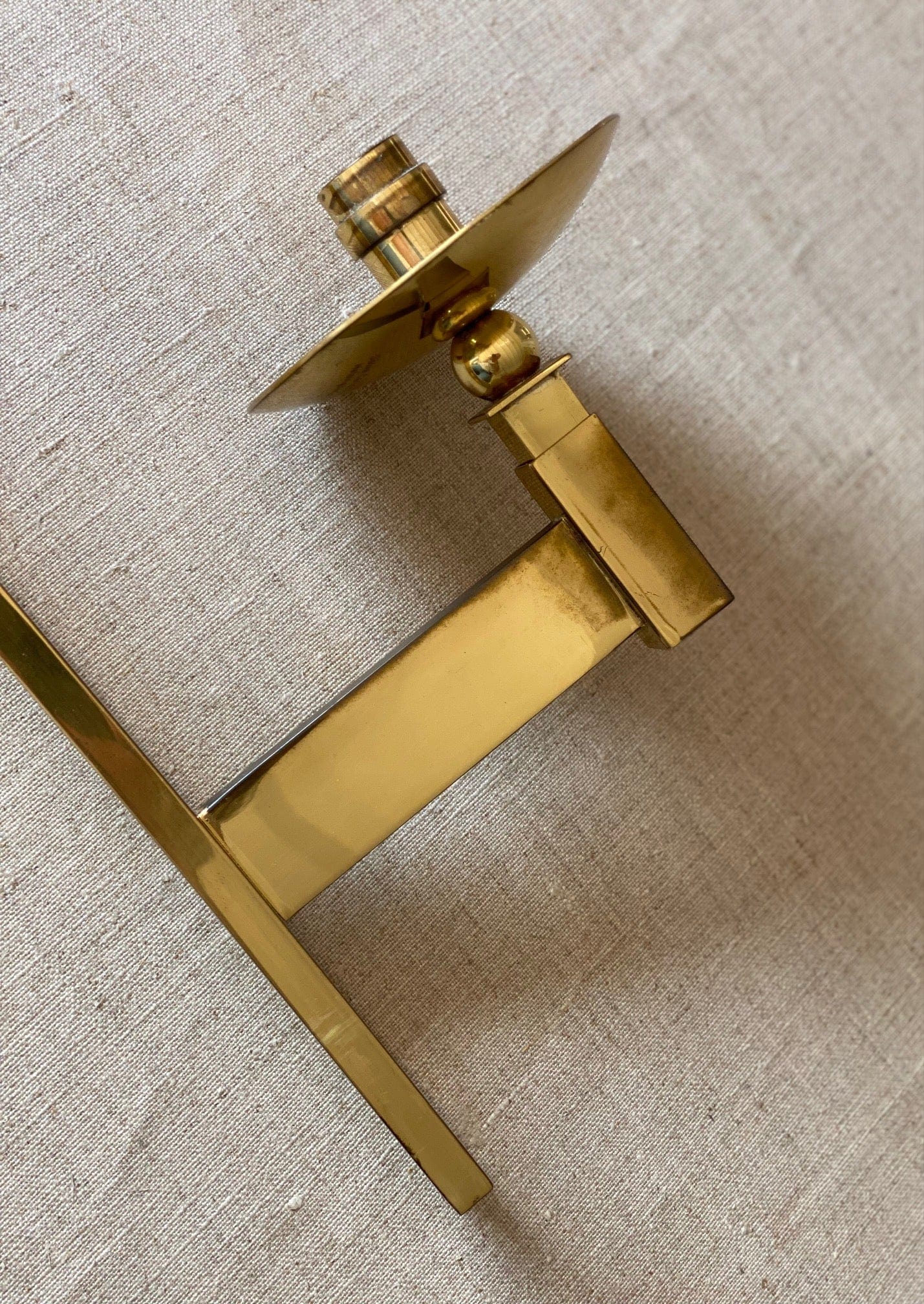 KEPT London Stock Brass wall sconce, Sölve Carlsson