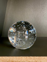 Load image into Gallery viewer, KEPT London Stock Bubble glass paperweight
