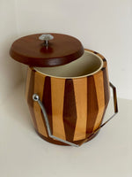 Load image into Gallery viewer, KEPT London Stock Cambridgeware ice bucket, striped
