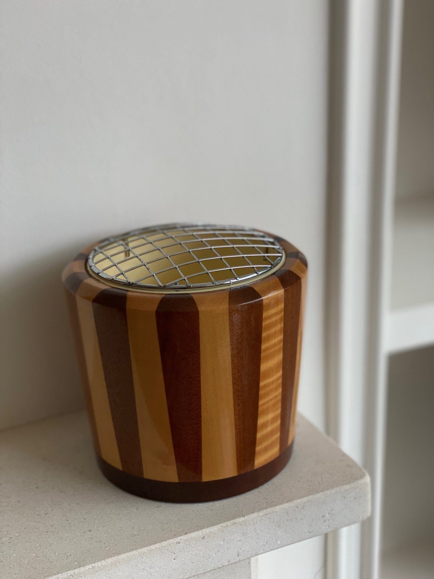 KEPT London Cambridgeware striped vase