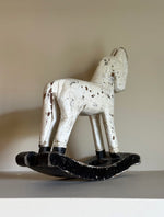 Load image into Gallery viewer, KEPT London Stock Carved wooden small rocking horse
