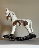 Load image into Gallery viewer, KEPT London Stock Carved wooden small rocking horse
