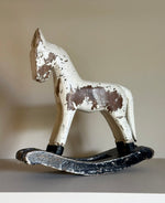Load image into Gallery viewer, KEPT London Stock Carved wooden small rocking horse
