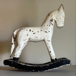 Load image into Gallery viewer, KEPT London Stock Carved wooden small rocking horse
