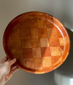 Load image into Gallery viewer, KEPT London Stock Checkered wooden tray
