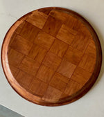 Load image into Gallery viewer, KEPT London Stock Checkered wooden tray
