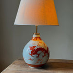 Load image into Gallery viewer, KEPT London Stock Chinese dragon lamp, Ann Britt Nilsson for Heinrich, 1989
