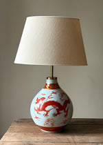 Load image into Gallery viewer, KEPT London Stock Chinese dragon lamp, Ann Britt Nilsson for Heinrich, 1989
