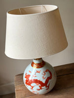 Load image into Gallery viewer, KEPT London Stock Chinese dragon lamp, Ann Britt Nilsson for Heinrich, 1989
