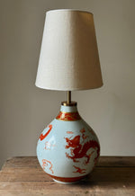 Load image into Gallery viewer, KEPT London Stock Chinese dragon lamp, Ann Britt Nilsson for Heinrich, 1989
