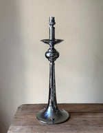 Load image into Gallery viewer, KEPT London Stock Chrome trumpet table lamp
