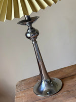 Load image into Gallery viewer, KEPT London Stock Chrome trumpet table lamp
