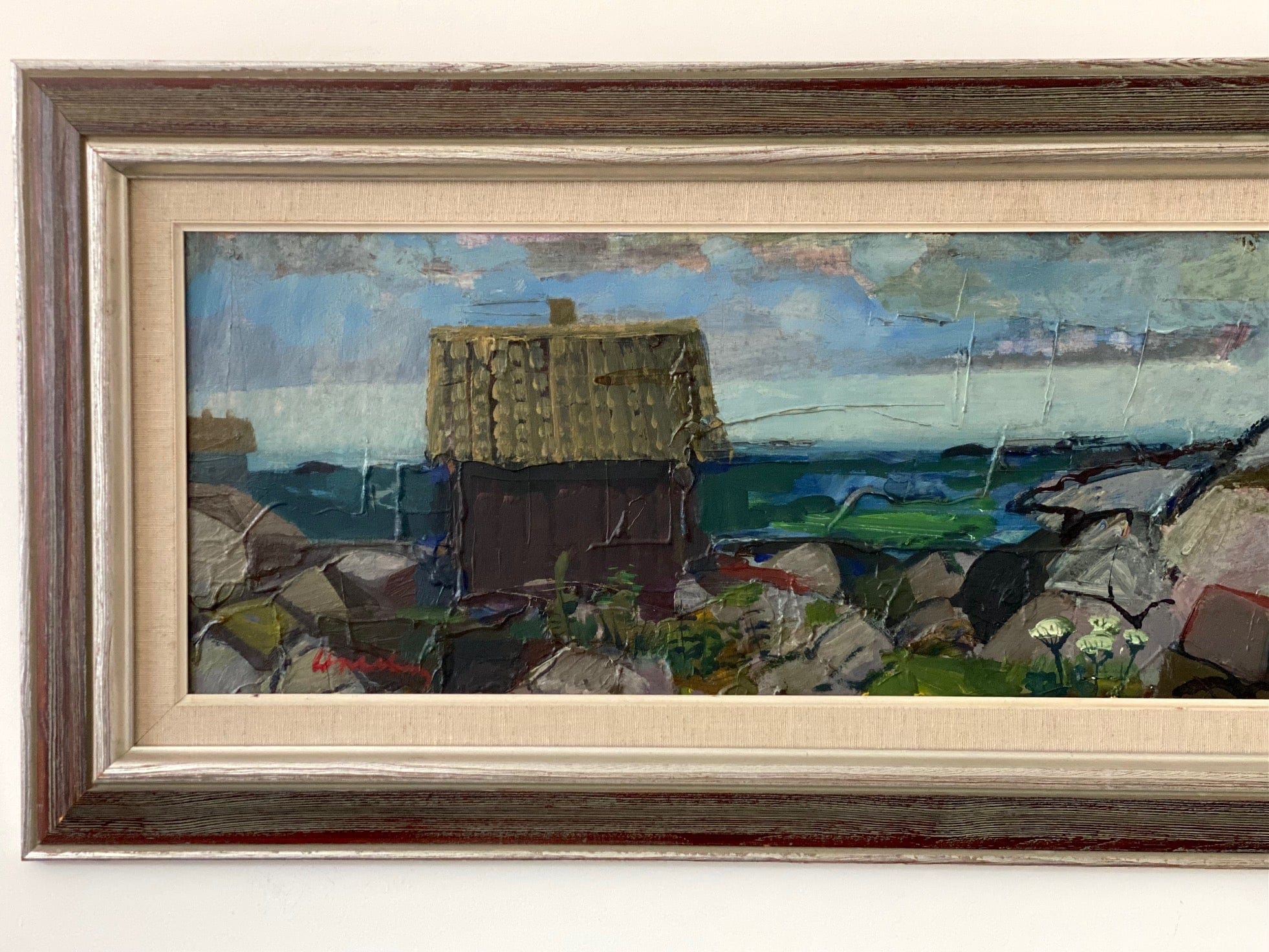 KEPT London Coastal scene, Bertil Vahlberg (1923-1980)