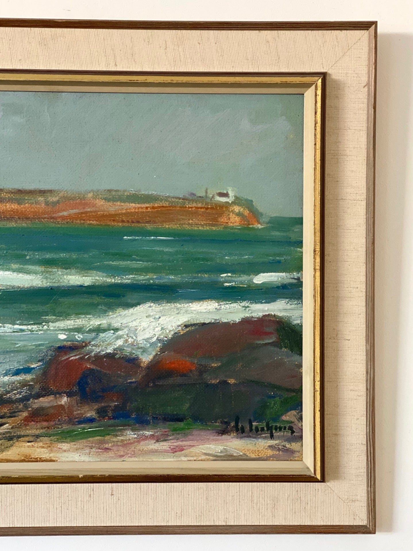 KEPT London Stock Coastal scene, Gideon Isaksson (1911–1980)