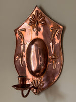 Load image into Gallery viewer, KEPT London Stock Copper embossed wall sconces
