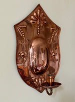 Load image into Gallery viewer, KEPT London Stock Copper embossed wall sconces
