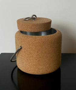 KEPT London Cork ice bucket with metal handle