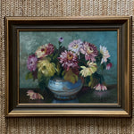 Load image into Gallery viewer, KEPT London Stock Dahlias, signed I.B. Dubois
